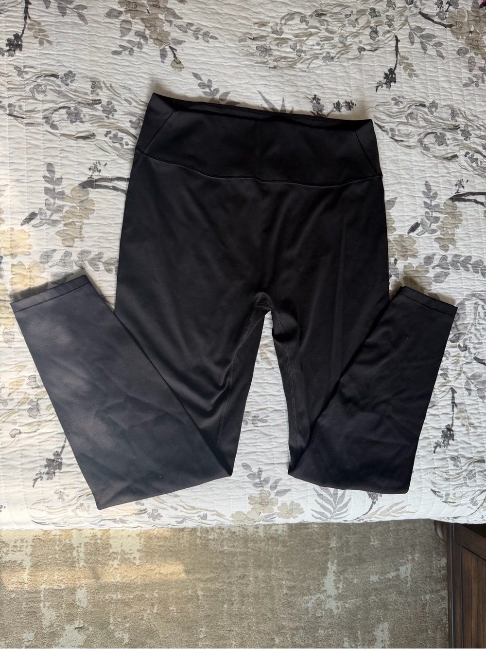 SKIMS Black High-Rise Stretch Leggings